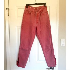 Pink Levi’s Mom Jeans